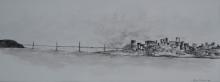 Golden Gate 4 - Encre sur papier aquarelle - 49 x 18 cm - 2013
