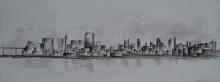 San Francisco 2 - Encre sur papier aquarelle - 49 x 18 cm - 2013