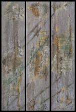 Zig - Huile sur bois et collages - triptyque- 60x90 cm - 2011