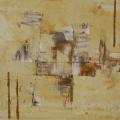 Sable 9 - Huile et sable sur toile - 22x16 cm - 2012